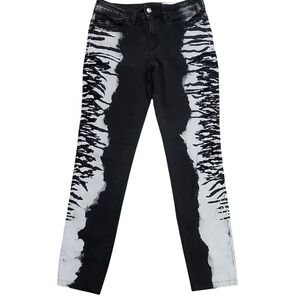 Just Cavalli Black and White Skinny Jeans